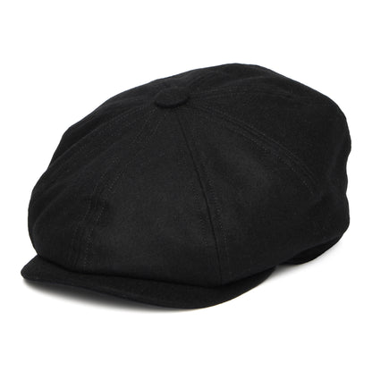 Casquette Gavroche en Laine Loden Brooklyn noir CHRISTYS