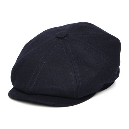 Casquette Gavroche en Laine Loden Brooklyn bleu marine CHRISTYS