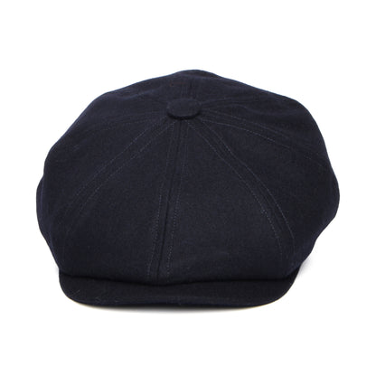 Casquette Gavroche en Laine Loden Brooklyn bleu marine CHRISTYS