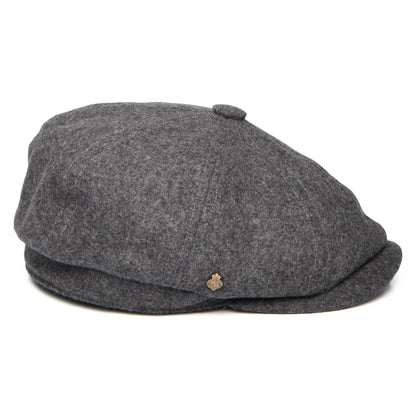 Casquette Gavroche en Laine Loden Brooklyn gris CHRISTYS