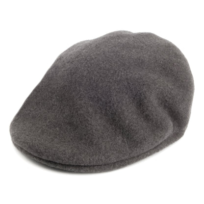 Casquette Plate en Laine 504 flanelle foncée KANGOL