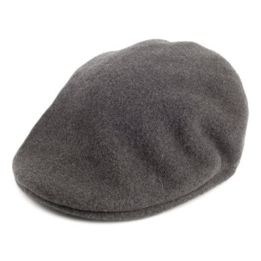 Casquette Plate en Laine 504 flanelle foncée KANGOL