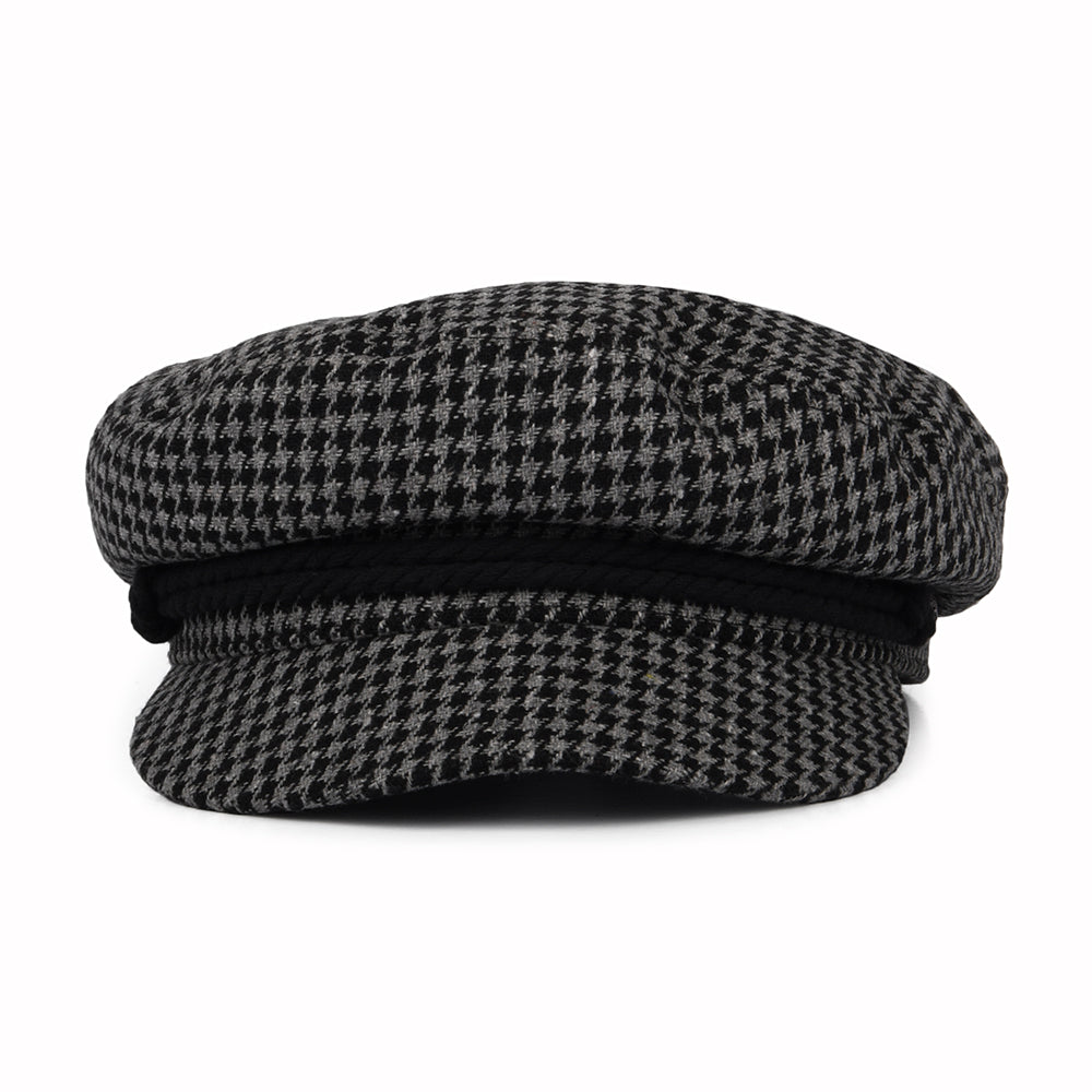 Casquette de Marin Pied-de-Poule gris-noir BRIXTON