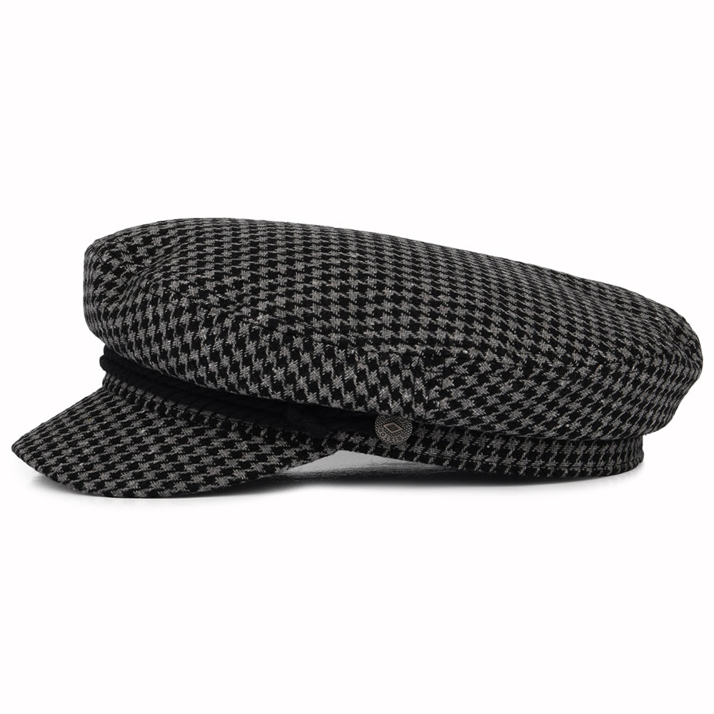 Casquette de Marin Pied-de-Poule gris-noir BRIXTON
