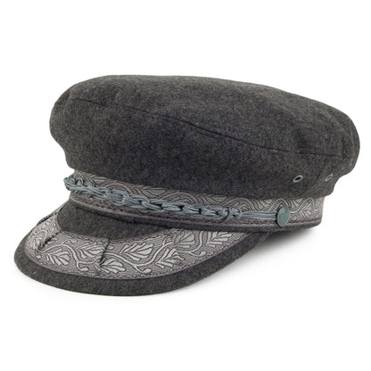Casquette de Marin Grec en Laine gris JAXON & JAMES