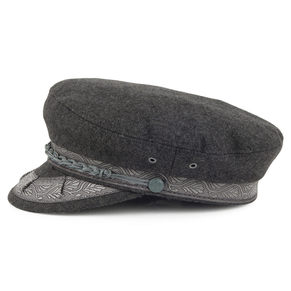 Casquette de Marin Grec en Laine gris JAXON & JAMES