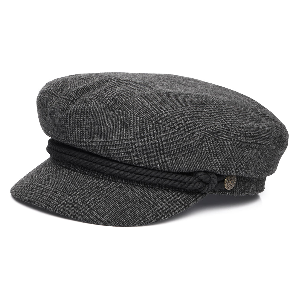 Casquette de Marin Prince-de-Galles gris foncé BRIXTON