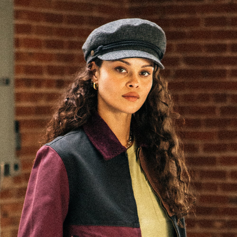 Casquette de Marin Prince-de-Galles gris foncé BRIXTON