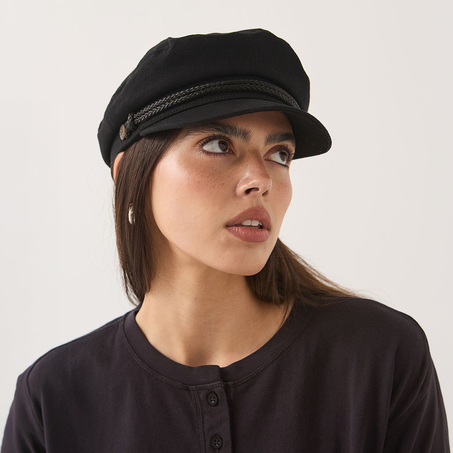 Casquette de Marin Fiddler noir BRIXTON