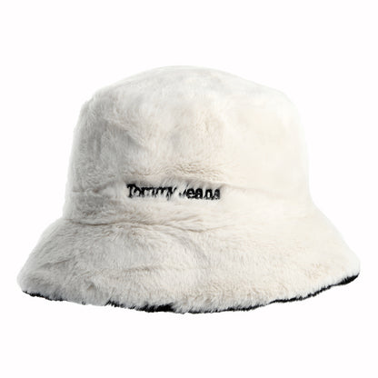 Chapeau Bob en Fausse Fourrure Réversible TJW Fuzzy noir TOMMY HILFIGER