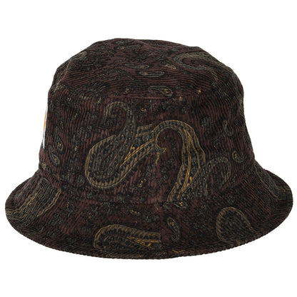 Chapeau Bob en Velours Côtelé Paisley mélange de bordeaux CARHARTT WIP