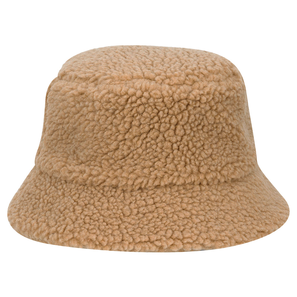 Chapeau Bob en Fausse Fourrure Sherpa Kirsten camel SCALA
