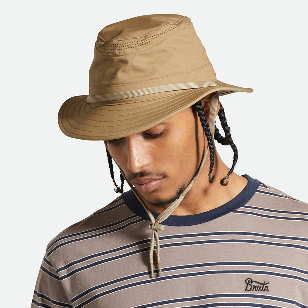 Chapeau Bob Boonie Pliable Coolmax khaki BRIXTON