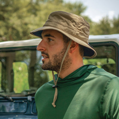 Chapeau Bob Boonie Rafraîchissant Hemisfear khaki DORFMAN PACIFIC