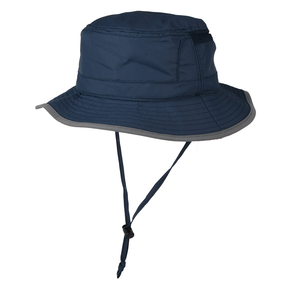 Chapeau Bob Boonie Rafraîchissant Hemisfear bleu marine DORFMAN PACIFIC