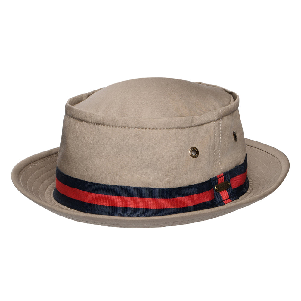 Chapeau Pork Pie Bob Marin Congaree khaki SCALA