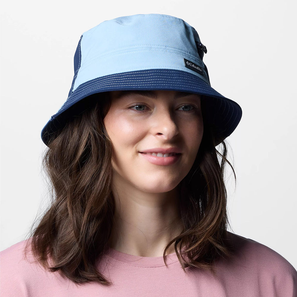 Chapeau Bob Hydrofuge Trek II bleu-bleu marine COLUMBIA