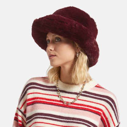 Chapeau Bob Pliable Dion en Fausse Fourrure porto BRIXTON