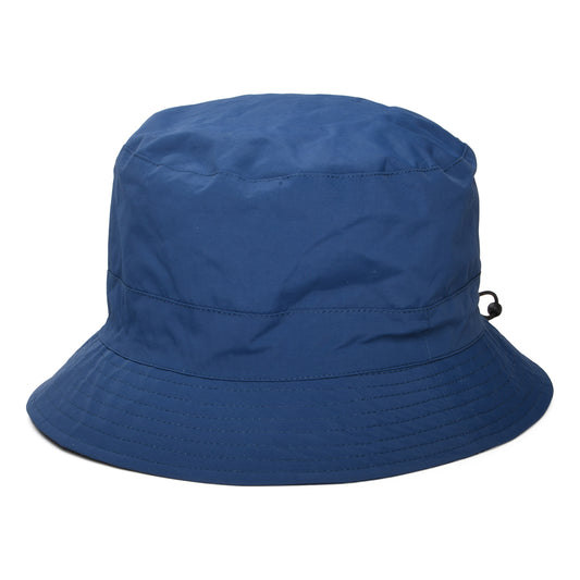 Chapeau Bob de Pluie Hydrofuge bleu pétrole WHITELEY