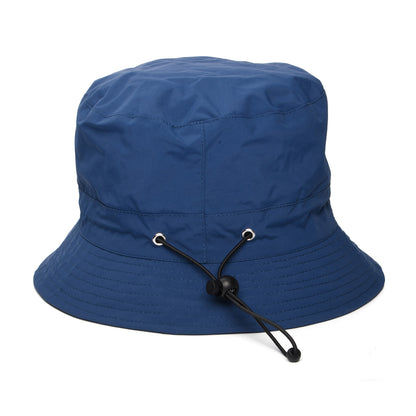 Chapeau Bob de Pluie Hydrofuge bleu pétrole WHITELEY
