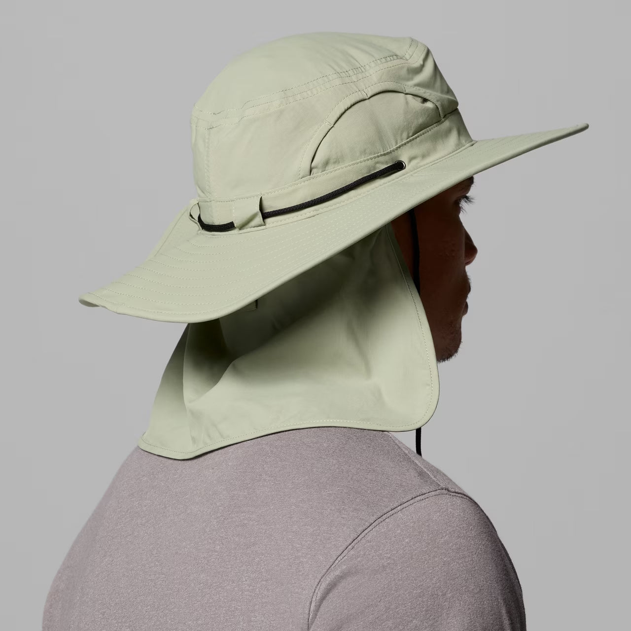 Chapeau Bob Boonie avec Rabat Coolhead Zero IV olive clair COLUMBIA