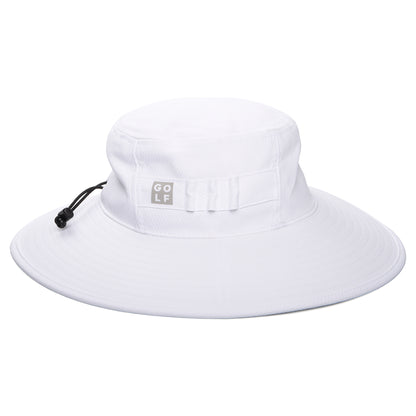 Chapeau Bob Boonie Recyclé Golf Crest Climacool blanc ADIDAS