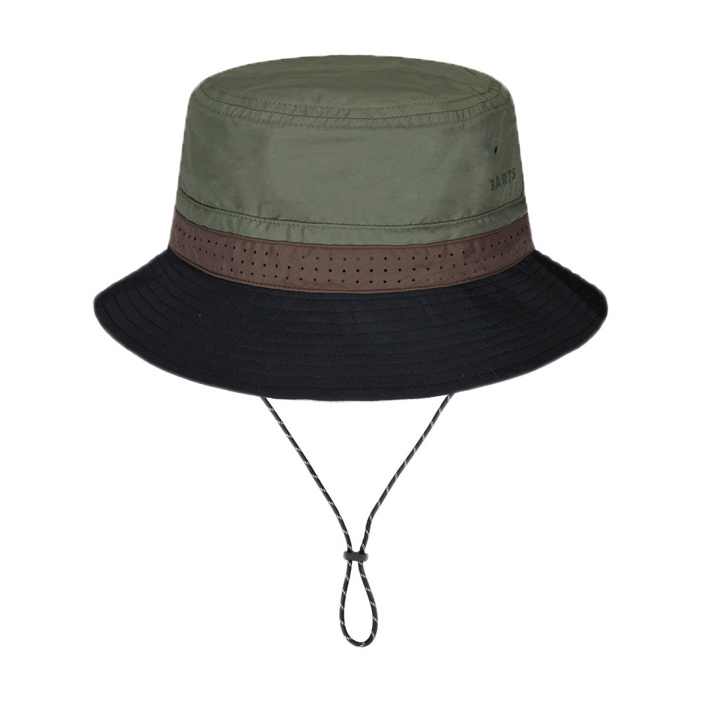Chapeau Bob Recyclé Samasoda olive-marron-noir BARTS