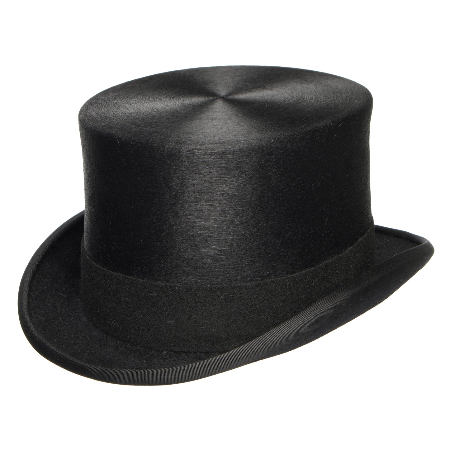 Chapeau Haut de Forme en Fourrure Feutrée Melusine noir DENTON