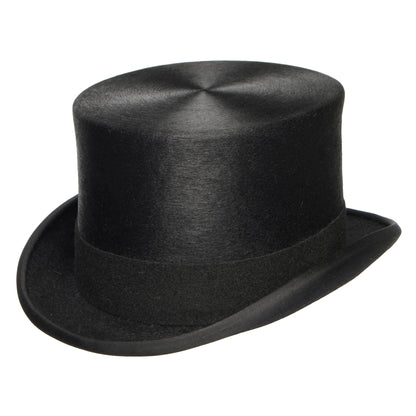 Chapeau Haut de Forme en Fourrure Feutrée Melusine noir DENTON