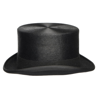 Chapeau Haut de Forme en Fourrure Feutrée Melusine noir DENTON