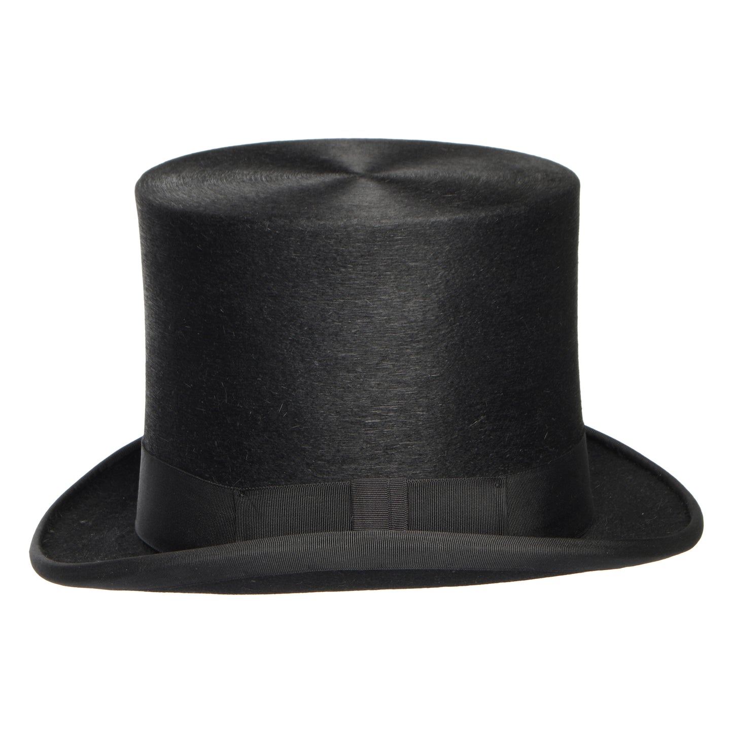 Chapeau Haut de Forme Très Grand en Fourrure Feutrée Melusine noir DENTON