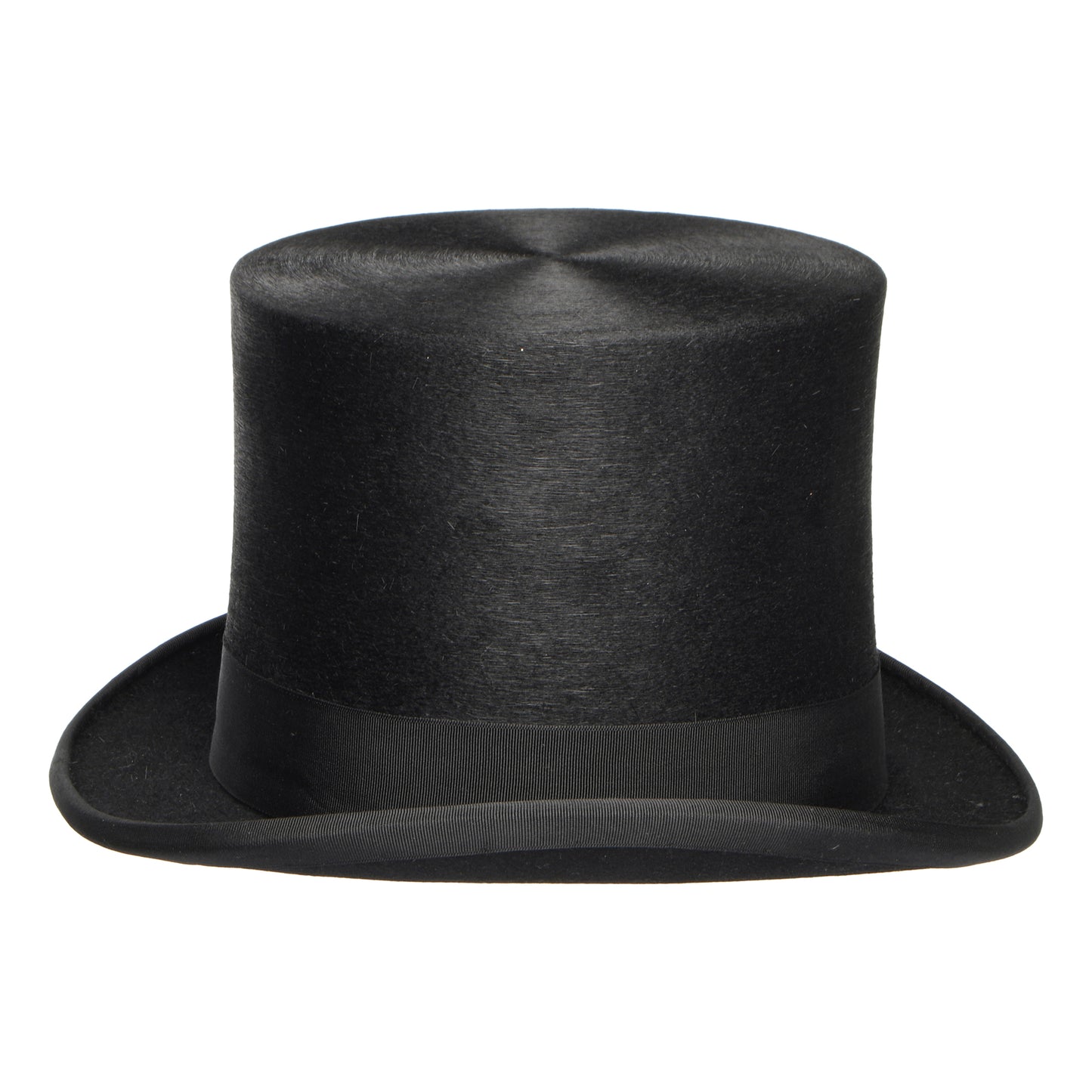 Chapeau Haut de Forme Très Grand en Fourrure Feutrée Melusine noir DENTON