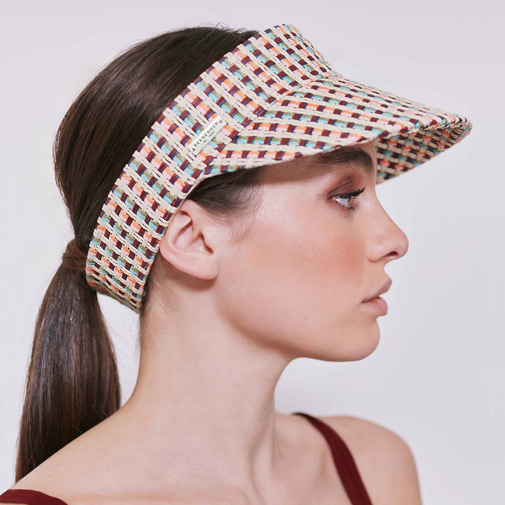 Visière Été en Paille Toyo naturel-multi SEEBERGER