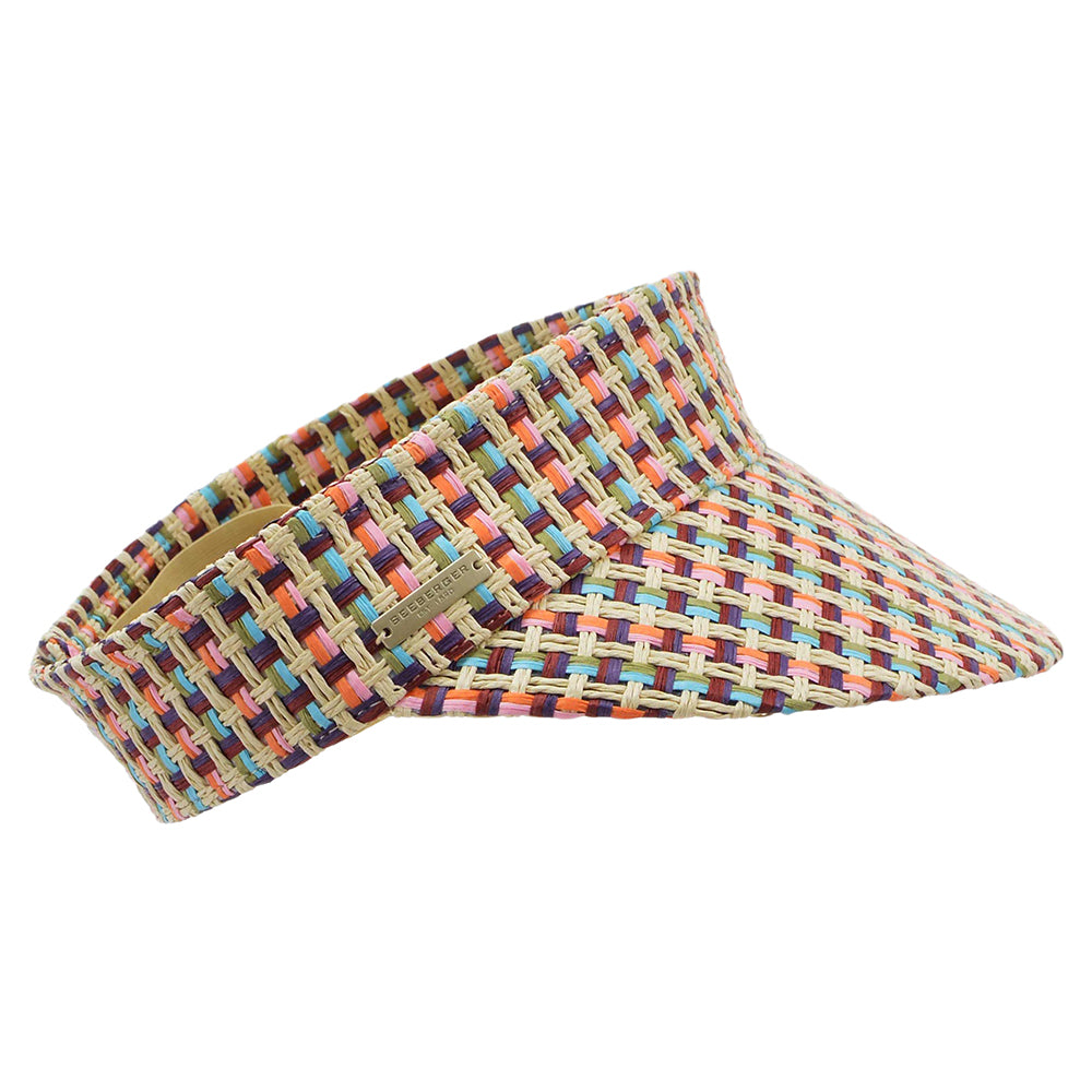 Visière Été en Paille Toyo naturel-multi SEEBERGER