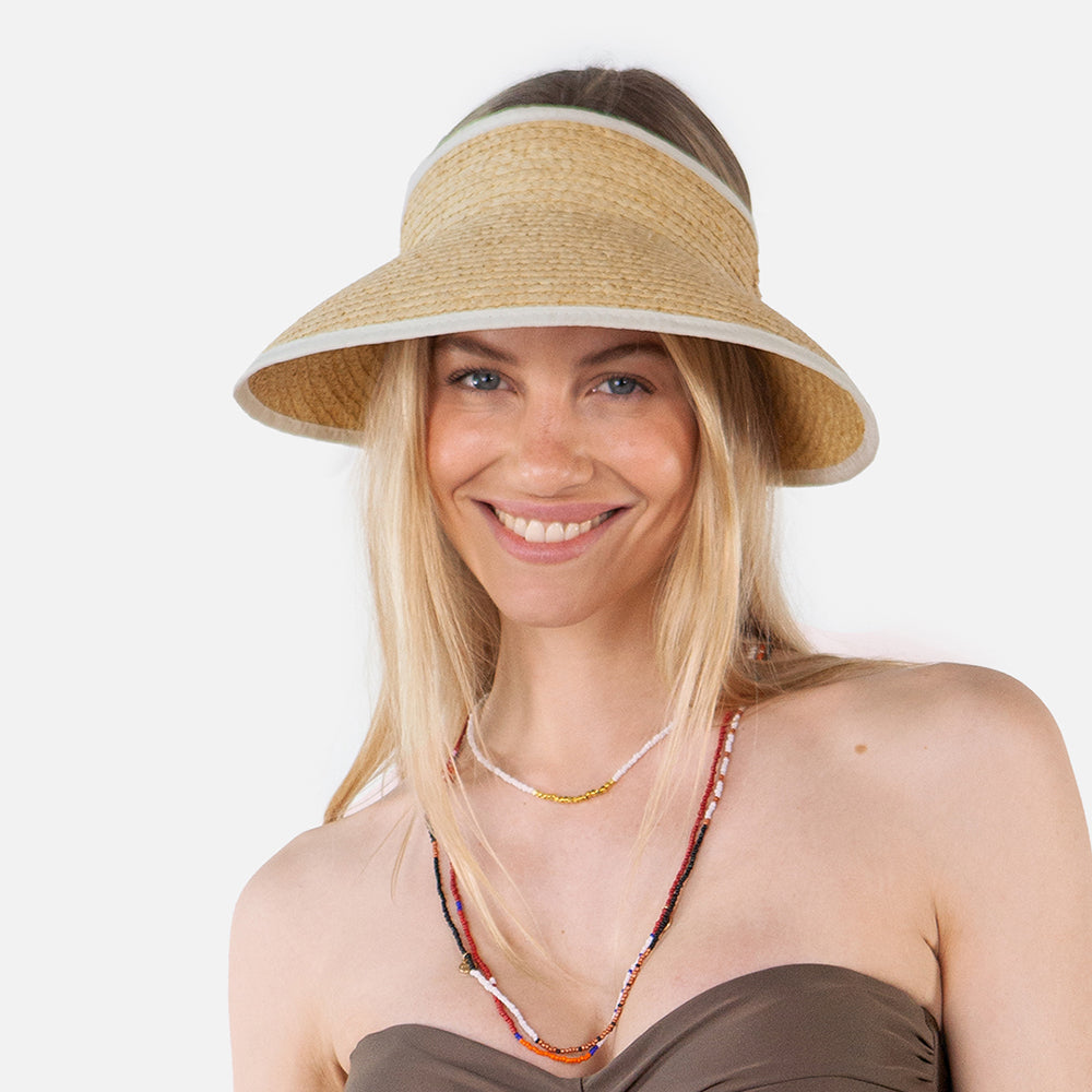 Visière en Paille Tambinou naturel BARTS