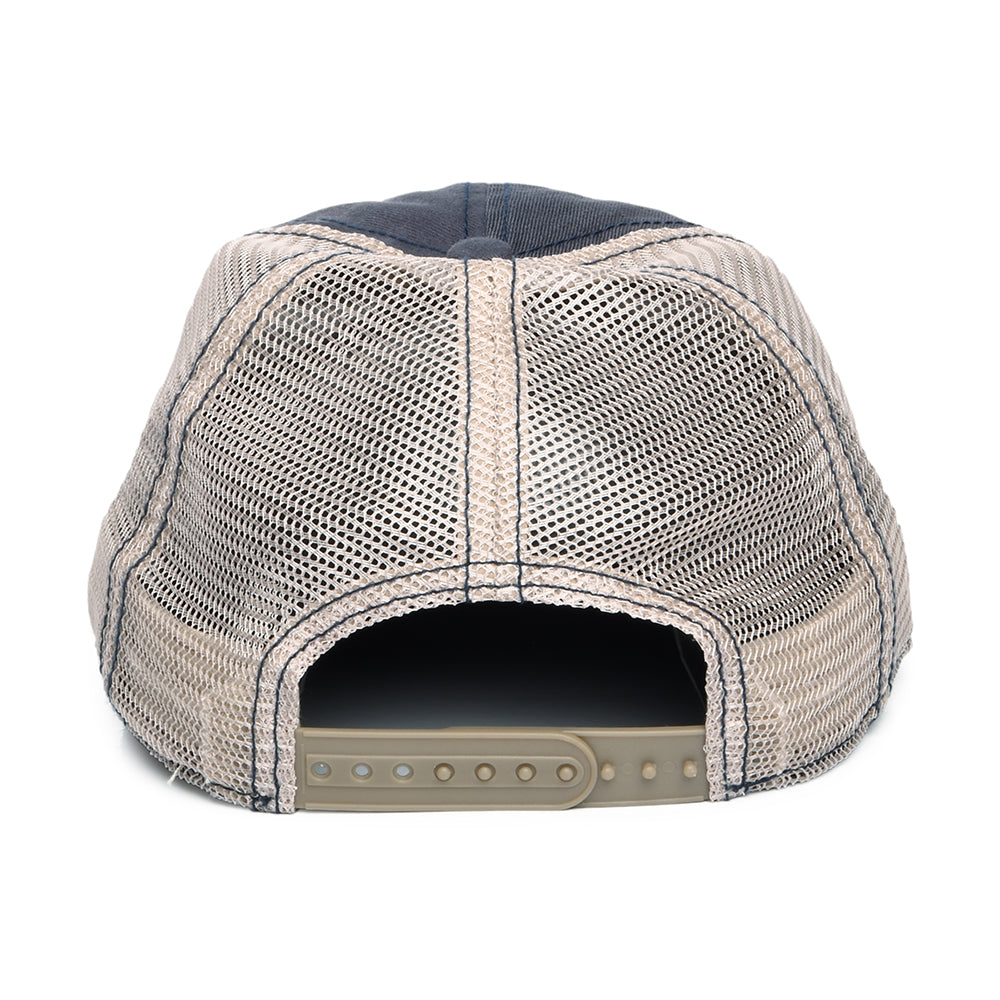 Casquette Trucker en Coton bleu marine DORFMAN PACIFIC