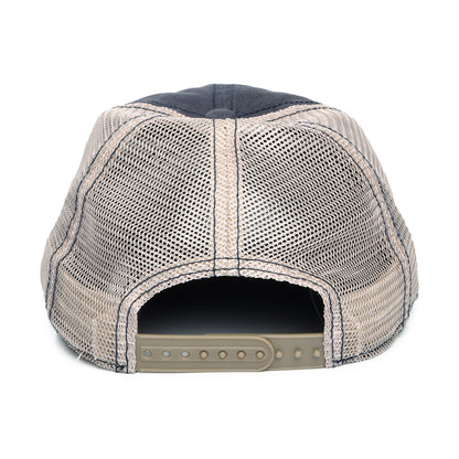 Casquette Trucker en Coton bleu marine DORFMAN PACIFIC