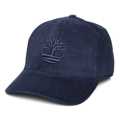 Casquette en Velours Côtelé Logo bleu marine TIMBERLAND