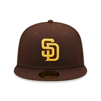 Casquette 59FIFTY MLB On Field AC Perf San Diego Padres marron-doré NEW ERA