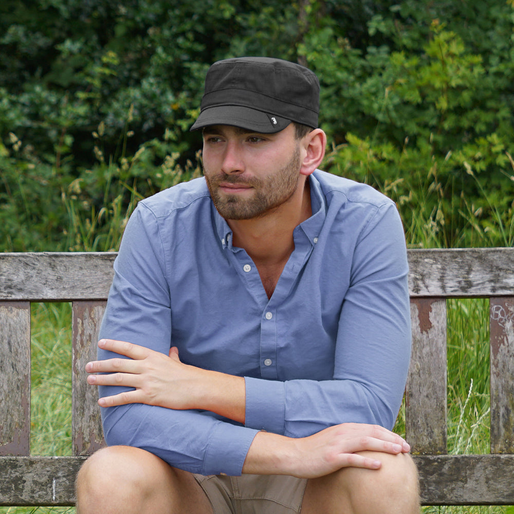 Casquette Militaire Cadet noir JAXON & JAMES