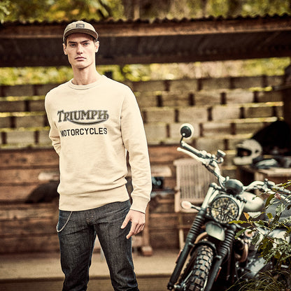 Casquette Militaire en Coton sergé Grunt khaki TRIUMPH MOTORCYCLES
