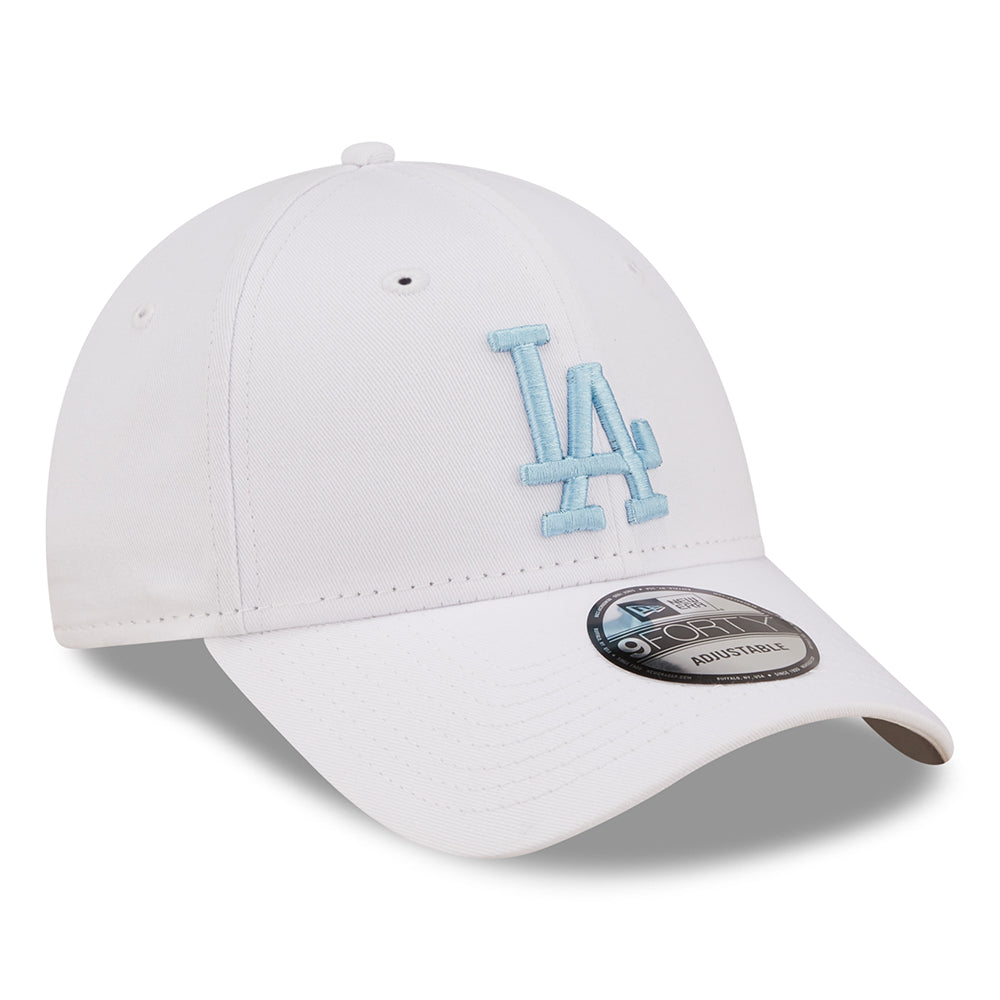 Casquette 9FORTY MLB League Essential L.A. Dodgers blanc-bleu clair NEW ERA
