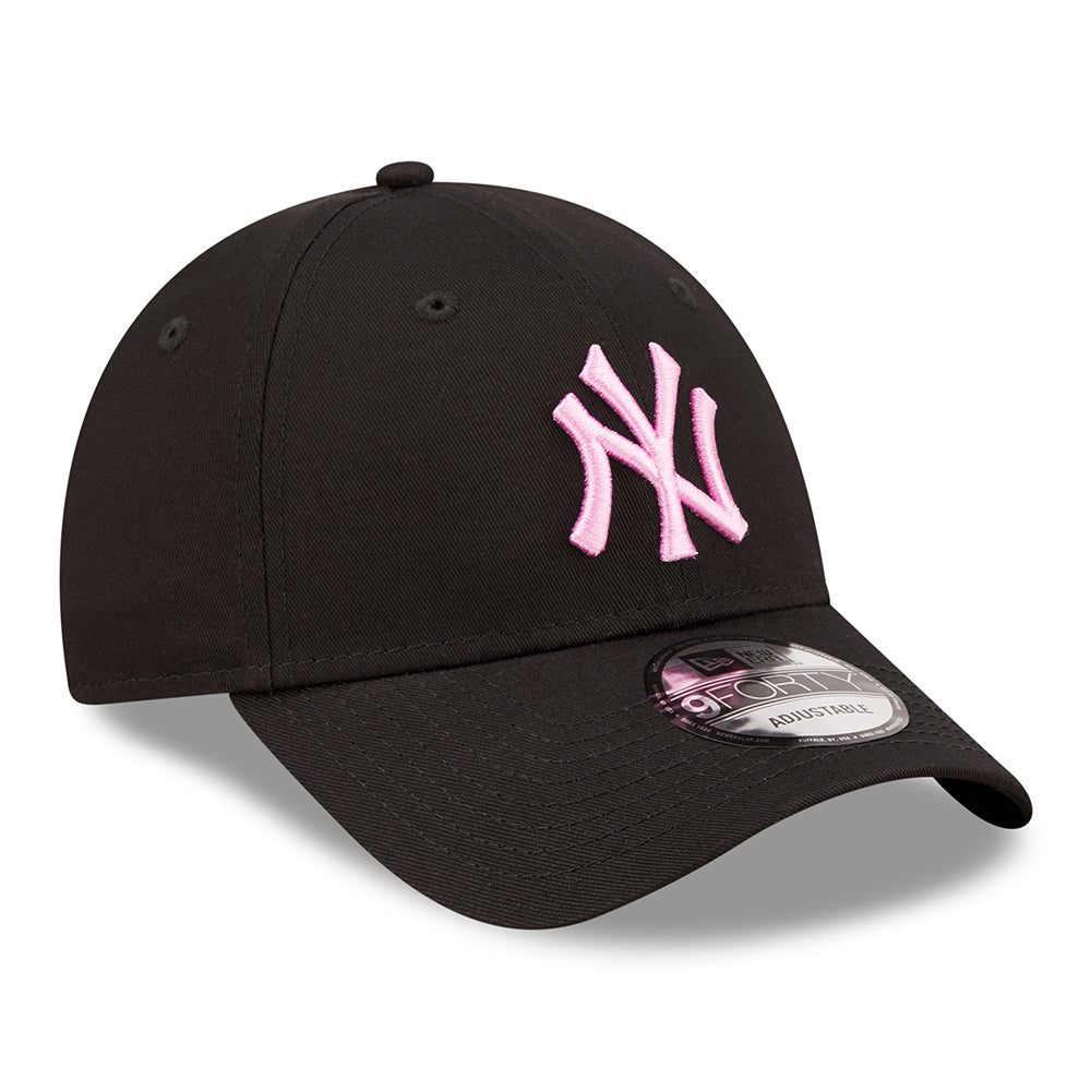 Casquette 9FORTY New York Yankees MLB League Essential noir-rose clair NEW ERA