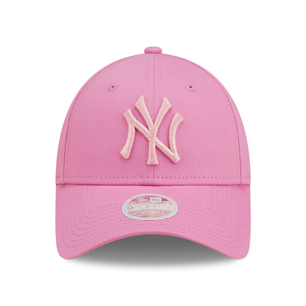 Casquette Femme 9FORTY MLB League Essential New York Yankees rose-rose clair NEW ERA