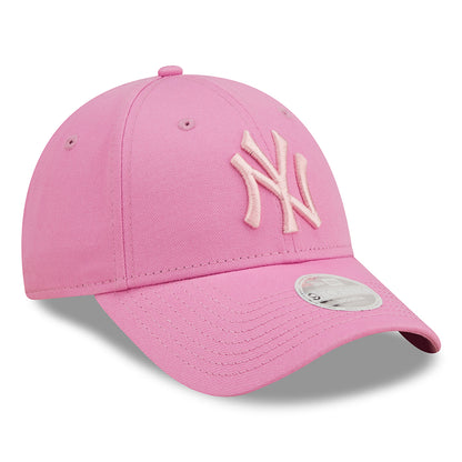 Casquette Femme 9FORTY MLB League Essential New York Yankees rose-rose clair NEW ERA
