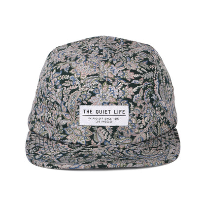 Casquette 5 Panel Paisley vert foncé-multi THE QUIET LIFE