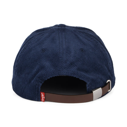 Casquette en Velours Côtelé Holiday bleu marine LEVI'S