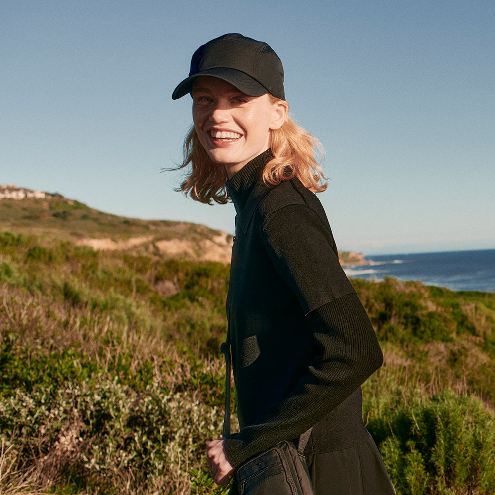 Casquette 5 Panel Recyclée Airflo noir TILLEY