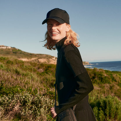 Casquette 5 Panel Recyclée Airflo noir TILLEY