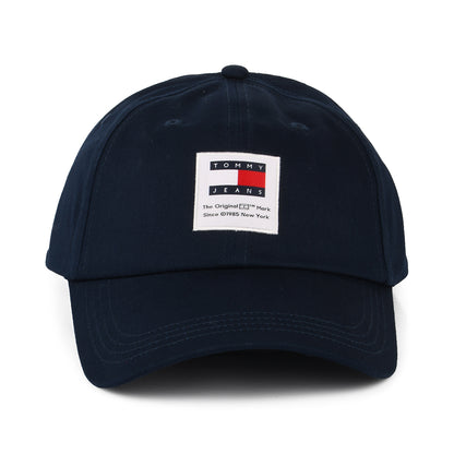Casquette en Coton Bio TJM Modern Patch bleu marine TOMMY HILFIGER